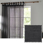Nimbus Sheer Tie Top Curtain Panel
