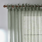 Nimbus Sheer Tie Top Curtain Panel