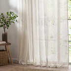 Nimbus Sheer Tie Top Curtain Panel
