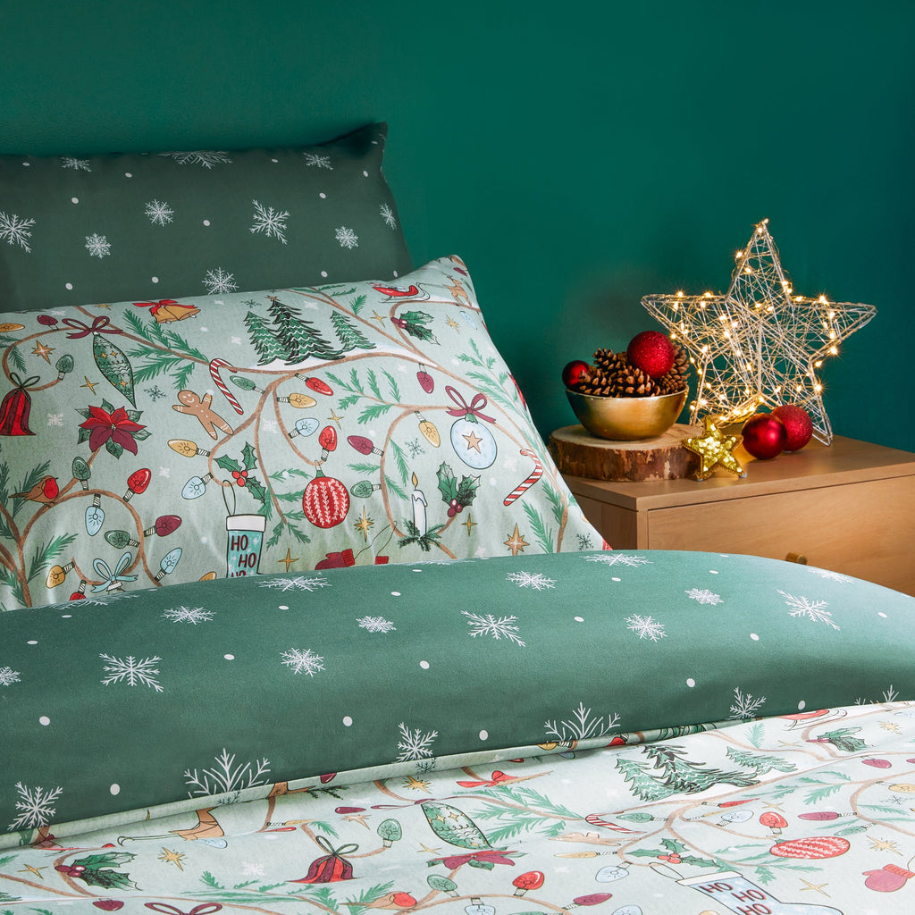 Noelle Soft Touch Reversible Duvet Cover Set