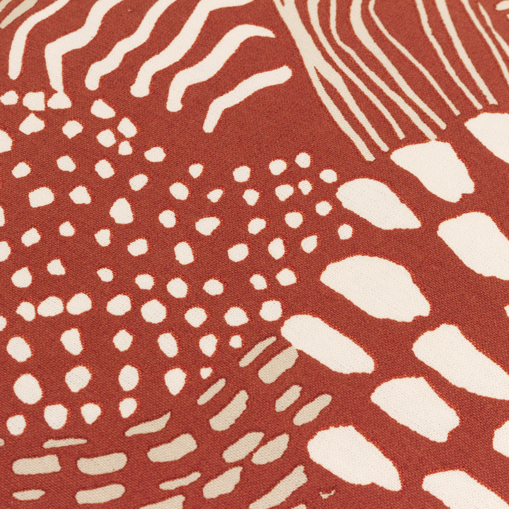 Nola Abstract Piped Cushion