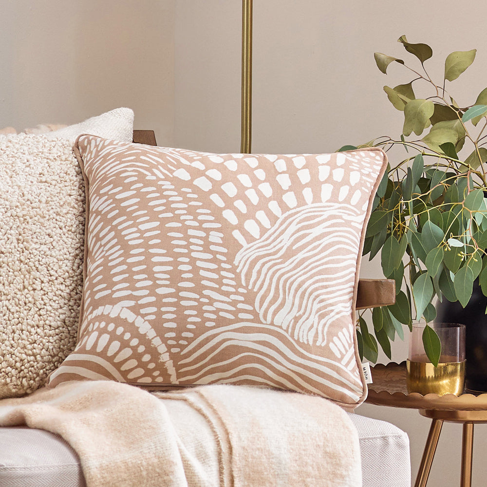 Nola Abstract Piped Cushion