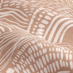 Nola Abstract 100% Cotton Lined Curtains