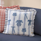 Noortje Ruffle Bows Printed Cushion