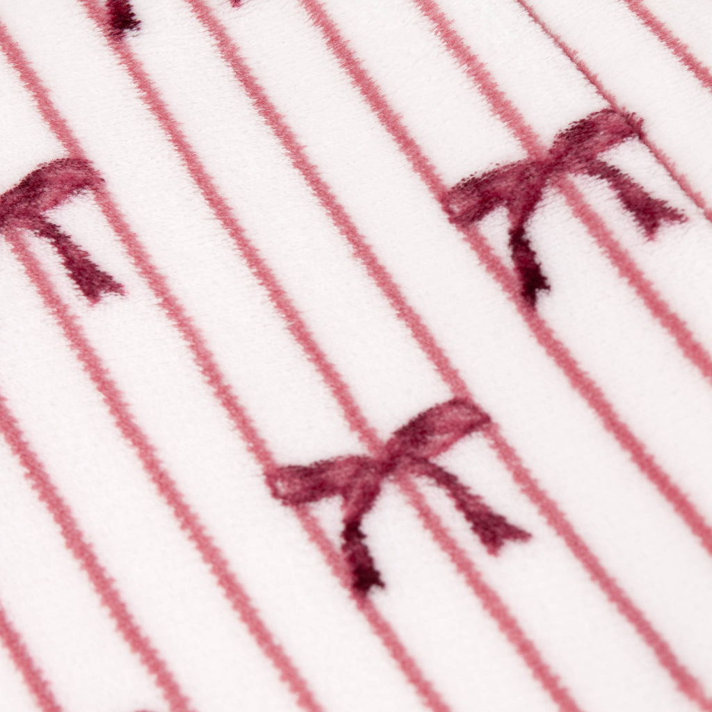 Noortje Bows Sherpa Fleece Throw