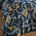 Nouvilla Cheetah Floral Duvet Cover Set