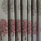 Oakdale Tree Motif Eyelet Curtains