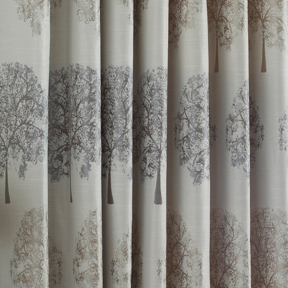 Oakdale Tree Motif Eyelet Curtains
