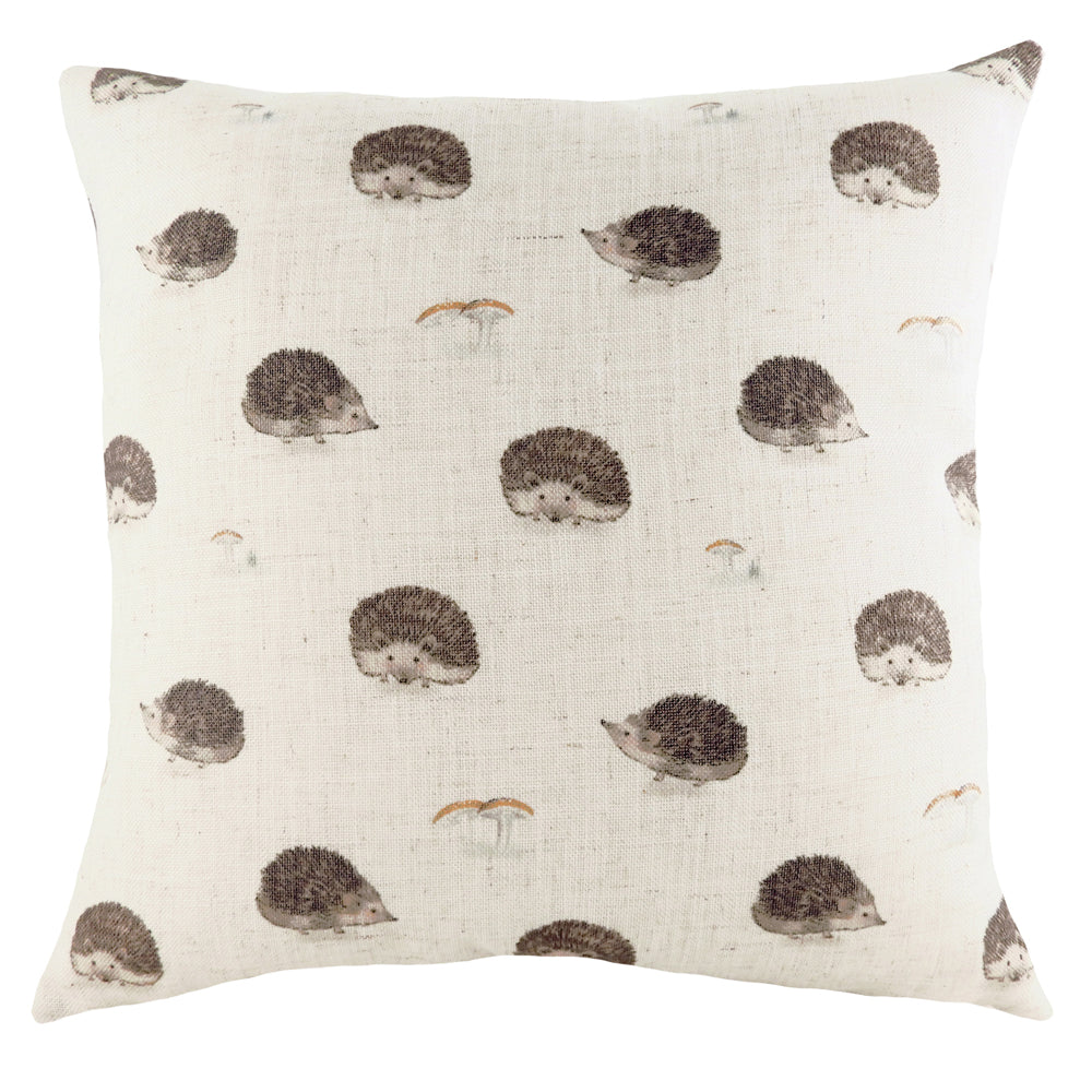 Oakwood Hedgehogs Repeat Square Cushion