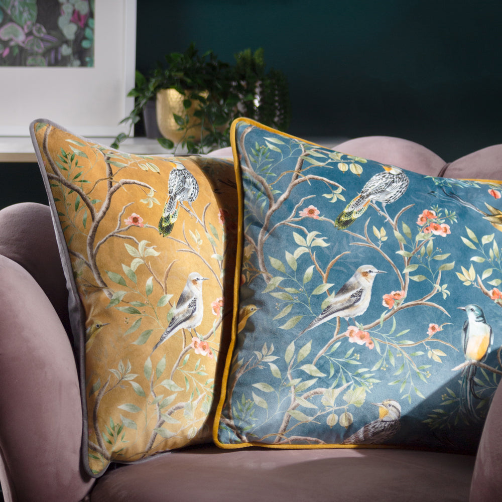Orient Chinoiserie Cushion
