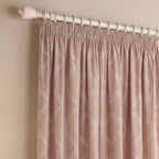 Olivia Lattice Embroidered Pencil Pleat Curtains