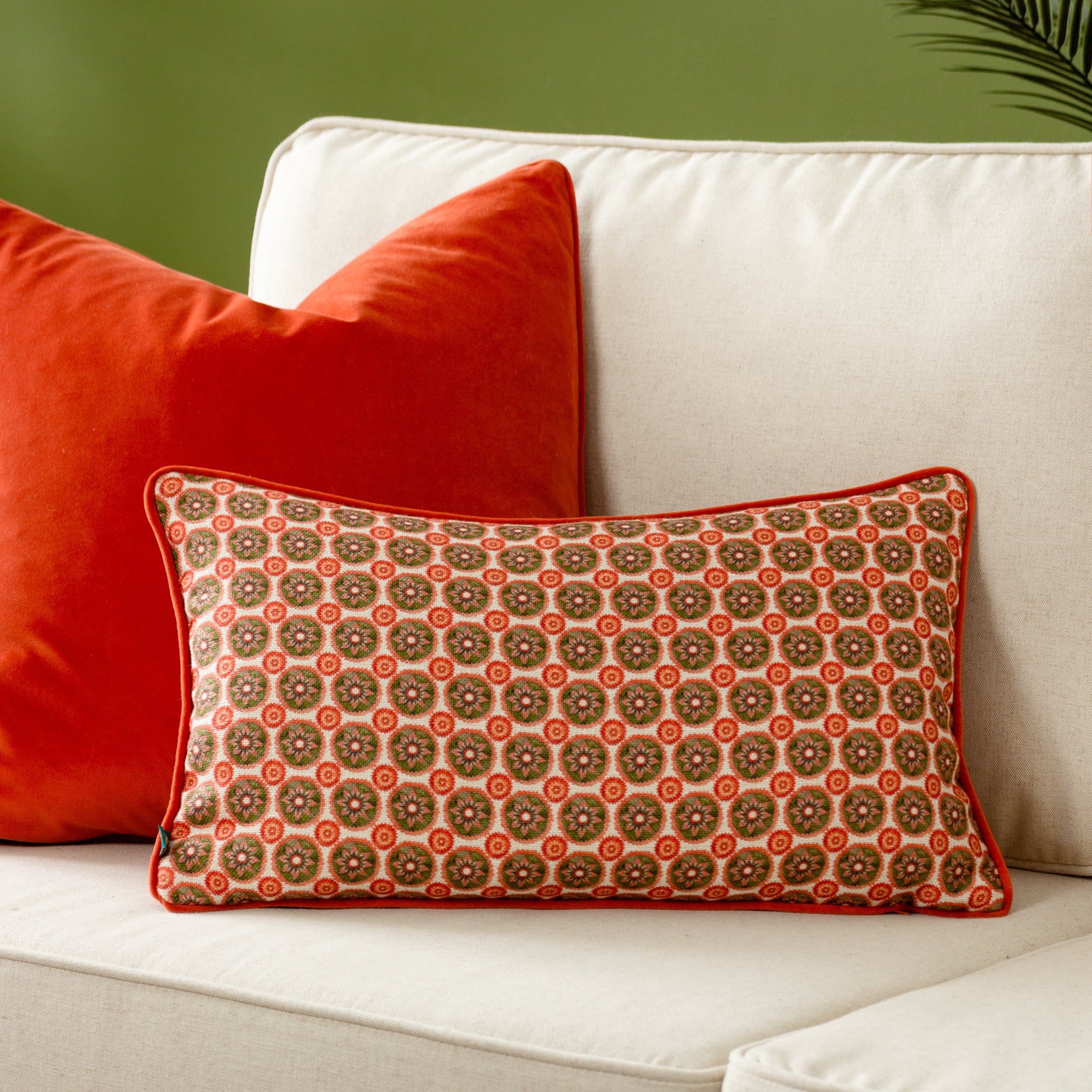 Onika Rectangular Geometric Cushion