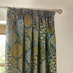 Ophelia Floral Jacquard Pencil Pleat Curtains