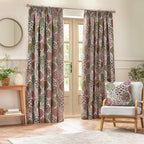 Ophelia Floral Jacquard Pencil Pleat Curtains