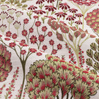 Ophelia Floral Jacquard Pencil Pleat Curtains