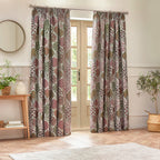 Ophelia Floral Jacquard Pencil Pleat Curtains