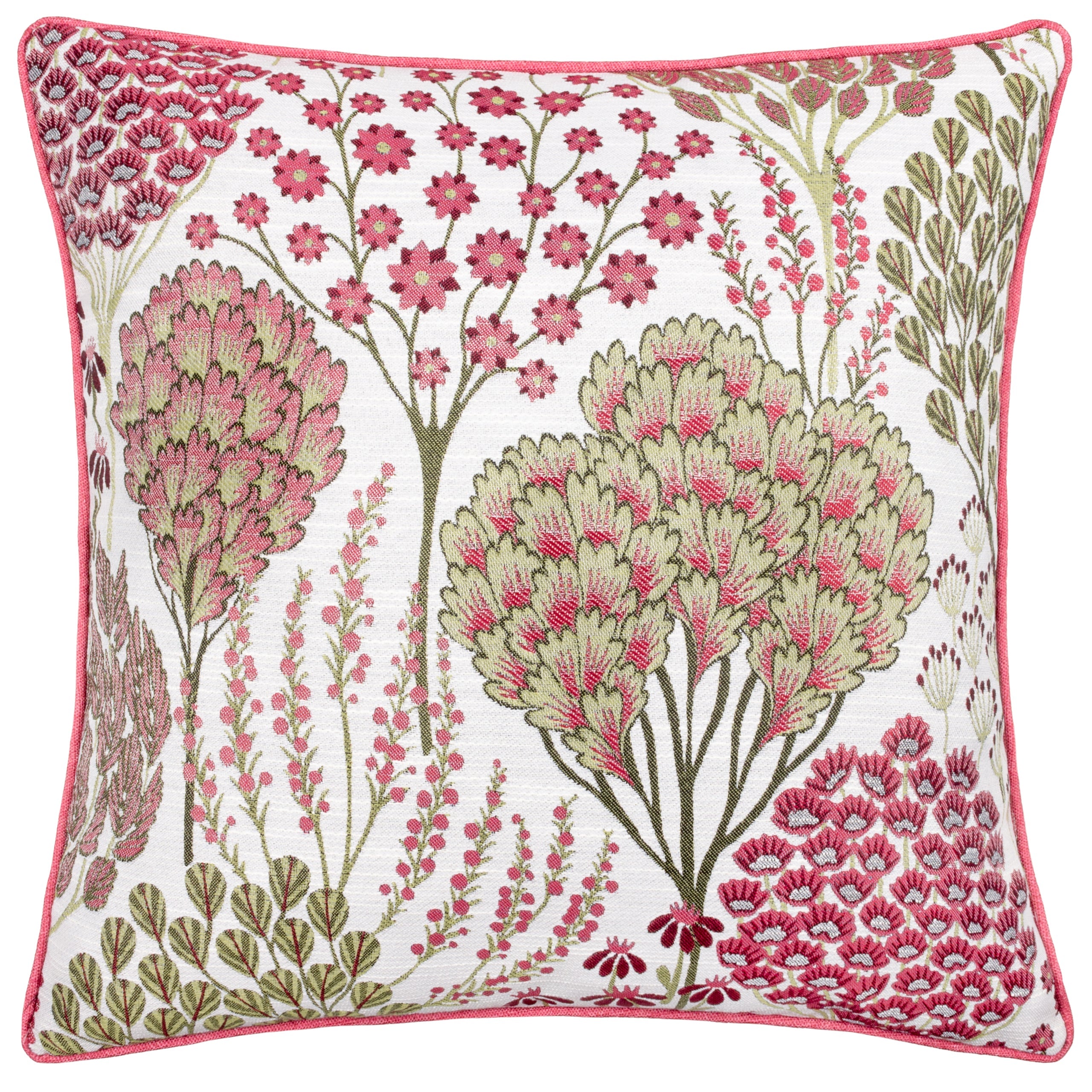 Ophelia Floral Jacquard Cushion