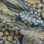 Ophelia Jacquard Floral Room Darkening Eyelet Curtains