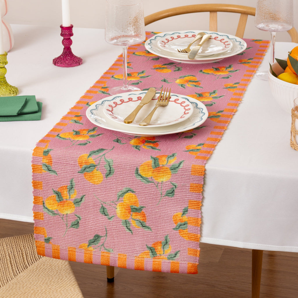 Oranges Indoor/Outdoor Table Runner