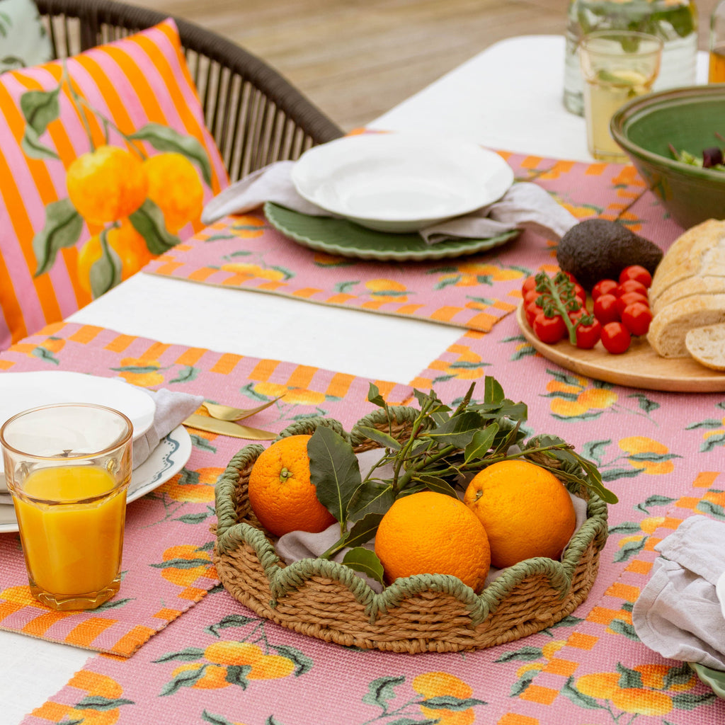 Oranges Indoor/Outdoor Table Runner