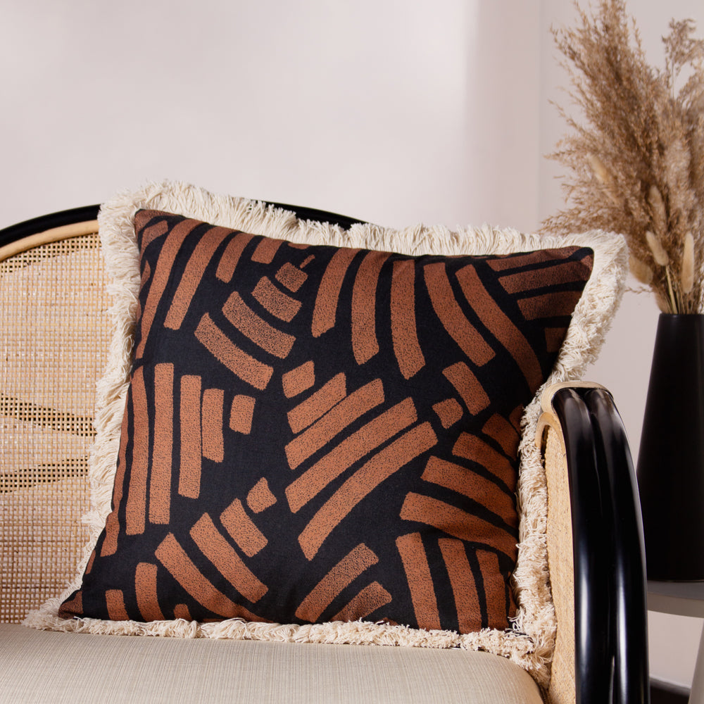 Oromo Fringed Cushion