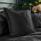 Palmeria Quilted Velvet Cushion