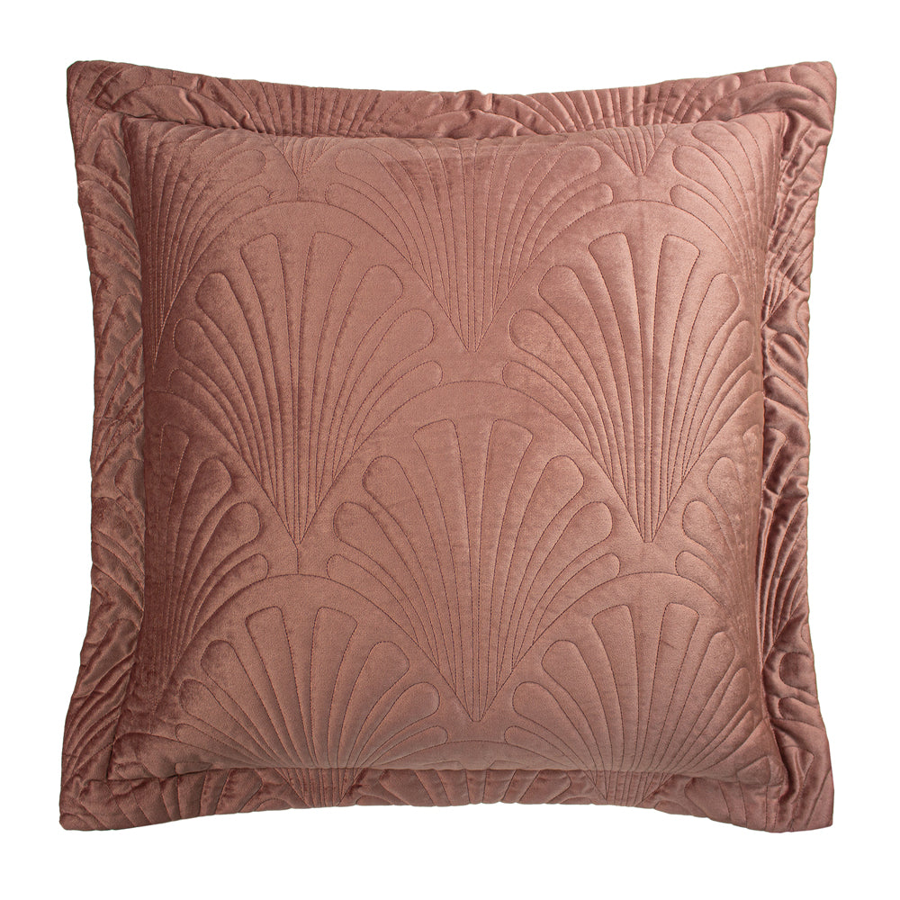Palmeria Quilted Velvet Cushion