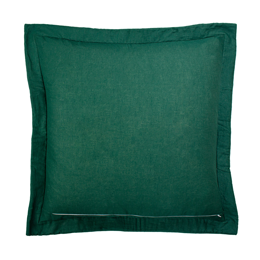 Palmeria Quilted Velvet Cushion