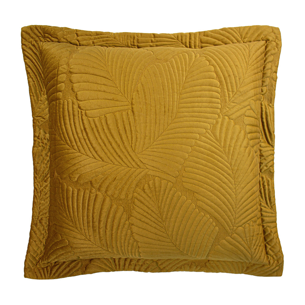 Palmeria Quilted Velvet Cushion