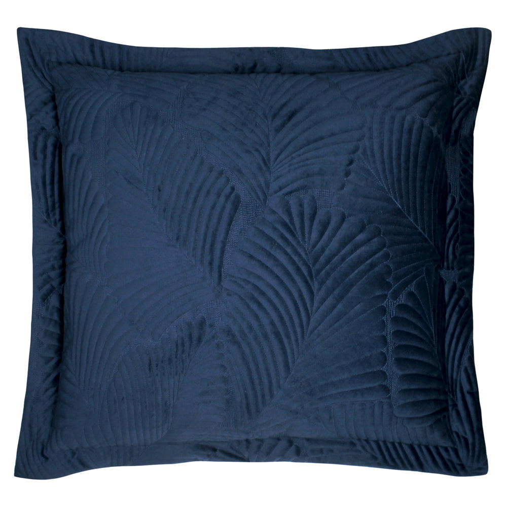 Palmeria Quilted Velvet Cushion