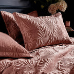 Palmeria Quilted Velvet Duvet Cover Set