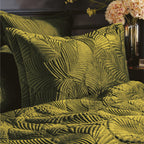 Palmeria Quilted Velvet Duvet Cover Set
