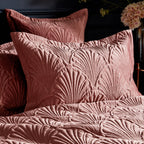 Palmeria Quilted Velvet Pillowcase