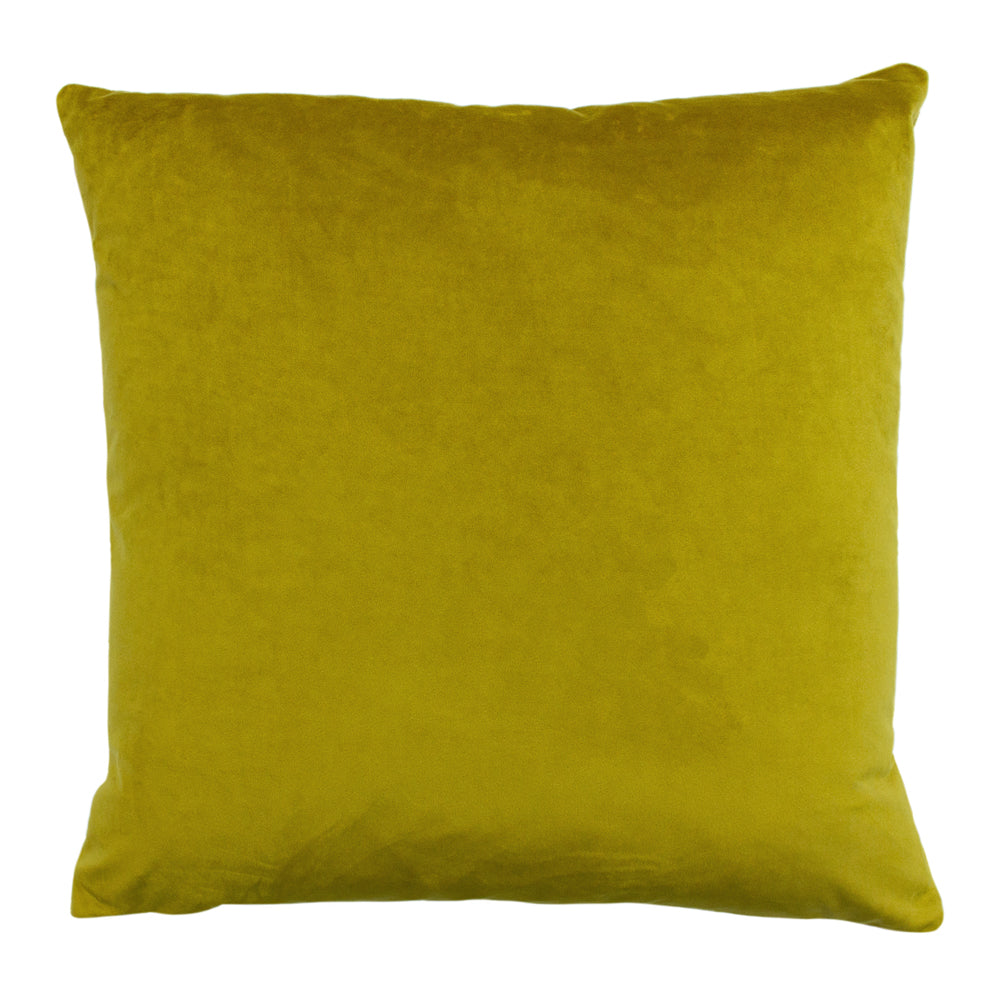 Palm Grove Velvet Jacquard Cushion
