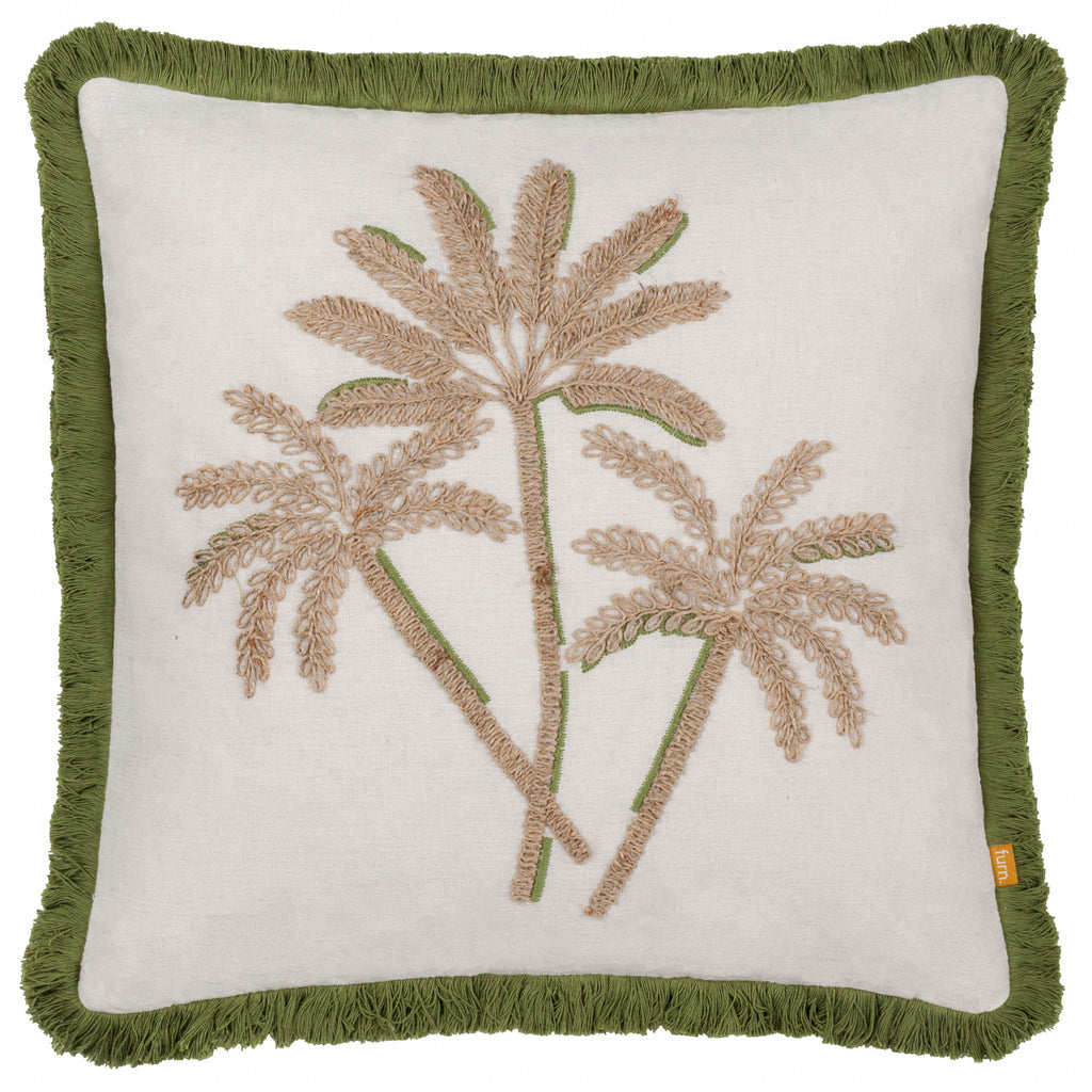 Palm Embroidered Cushion