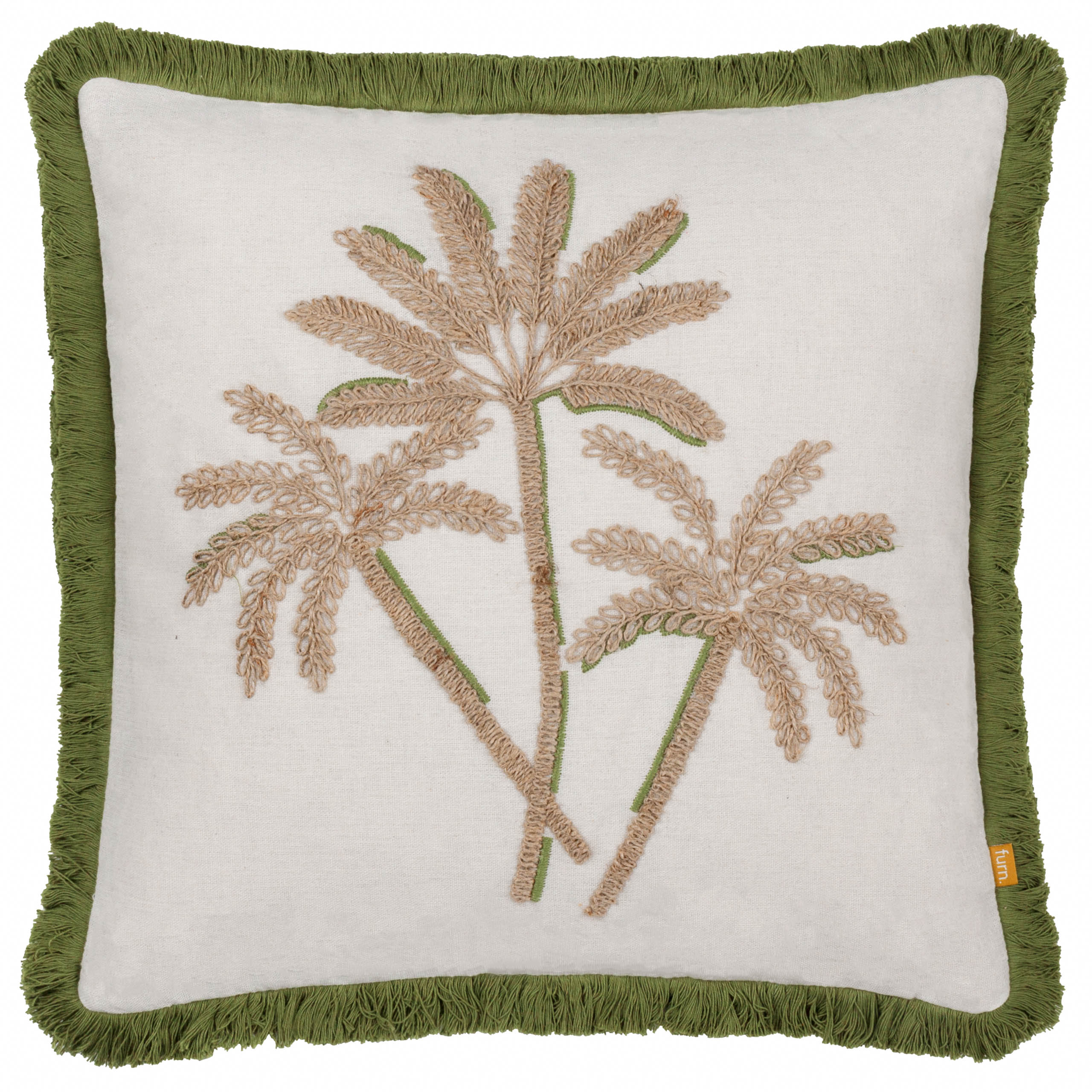 Palm Embroidered Cushion