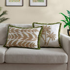 Palm Embroidered Cushion