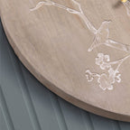 Paloma Wooden Clock Weathered