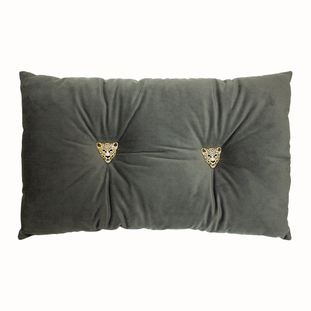 Panther Velvet Cushion
