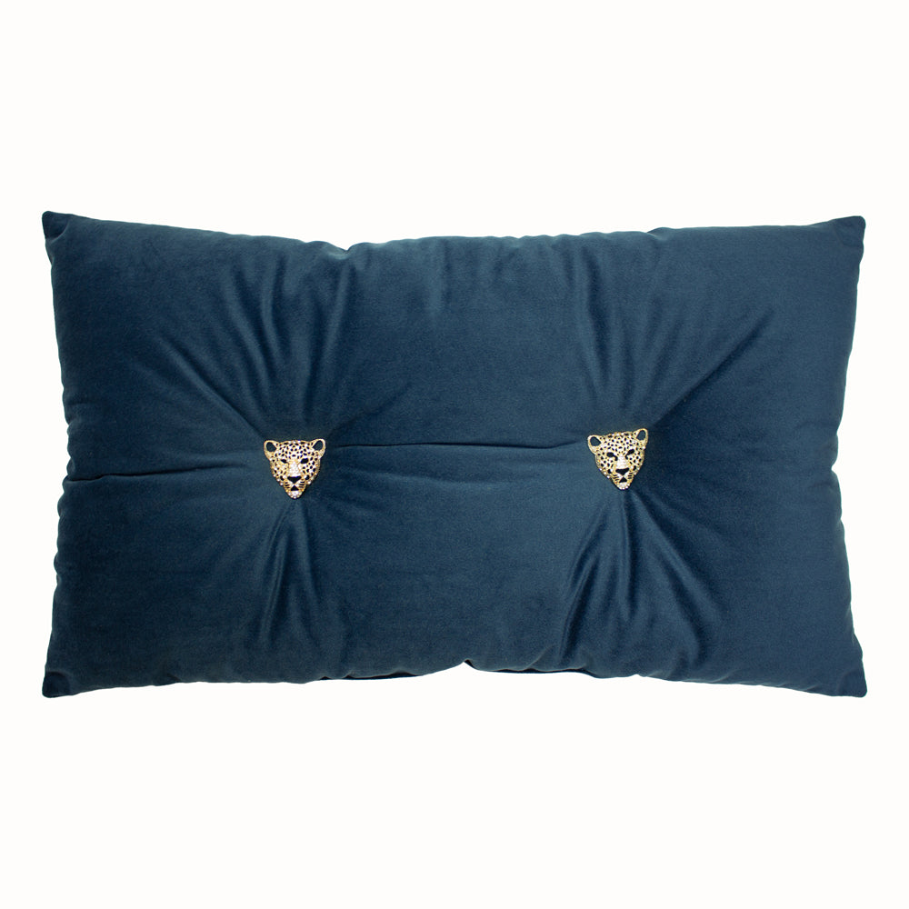 Panther Velvet Cushion