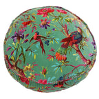 Paradise Velvet Round Cushion