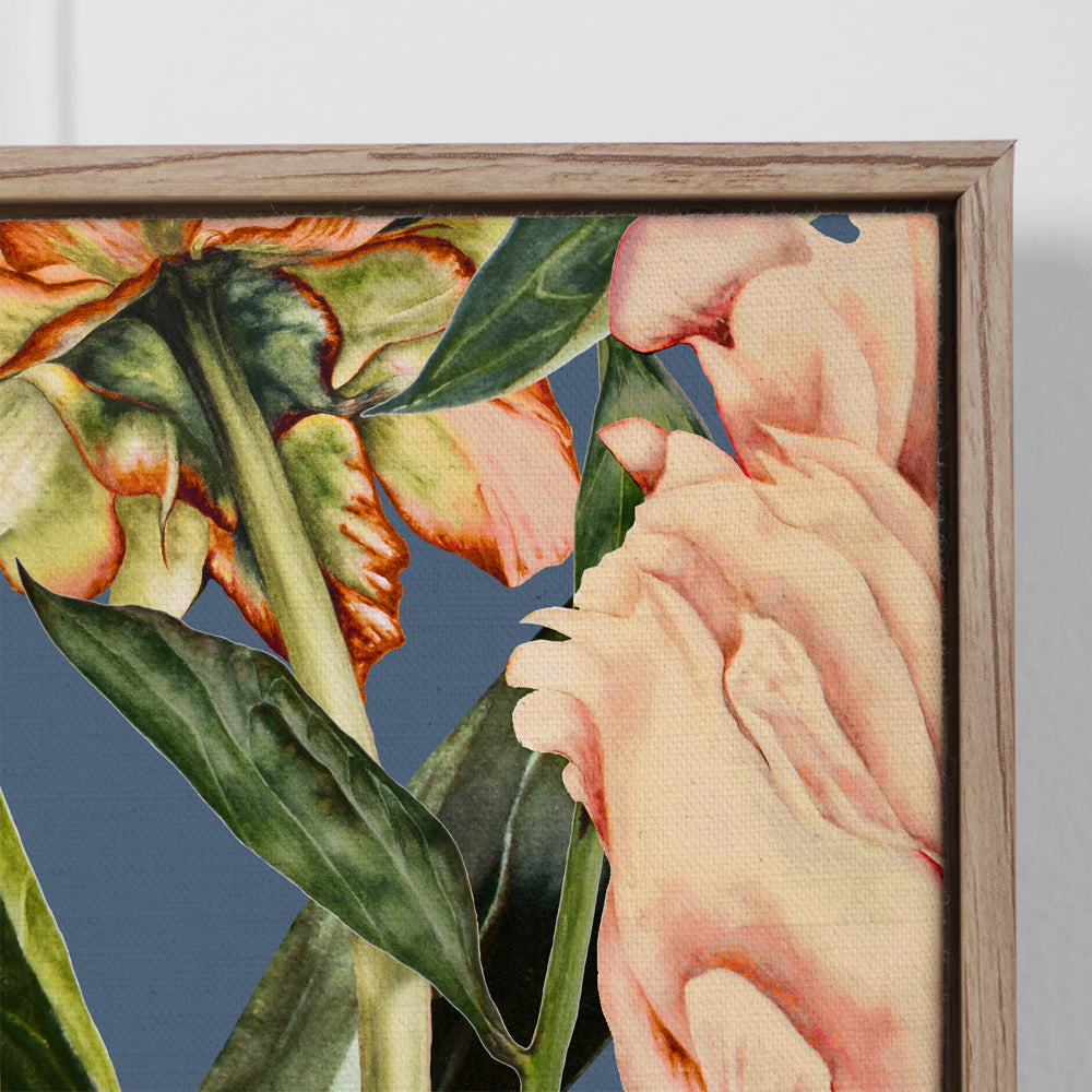 Parcevall Coral Framed Canvas