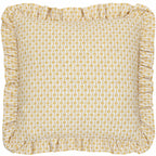 Panni Block Textured Ruffle Cushion