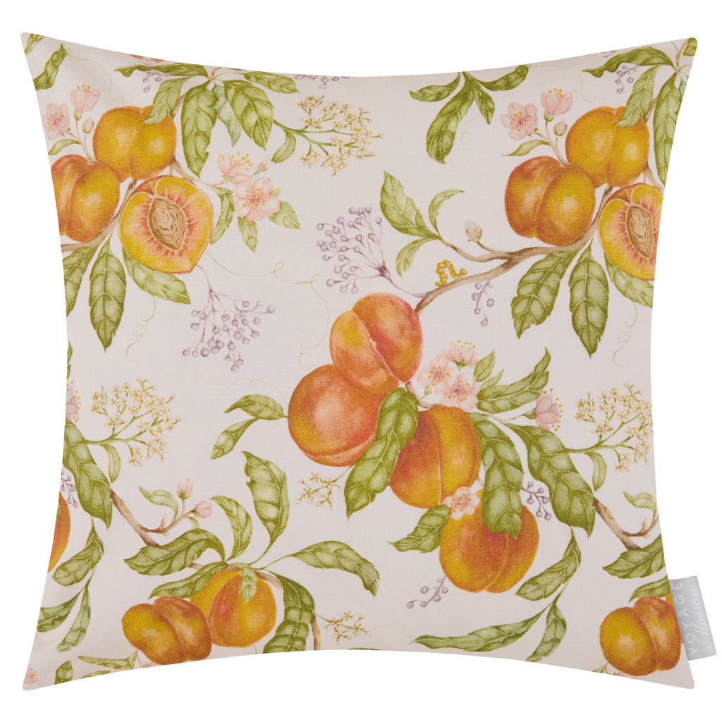 Peach Harvest Printed Cushion