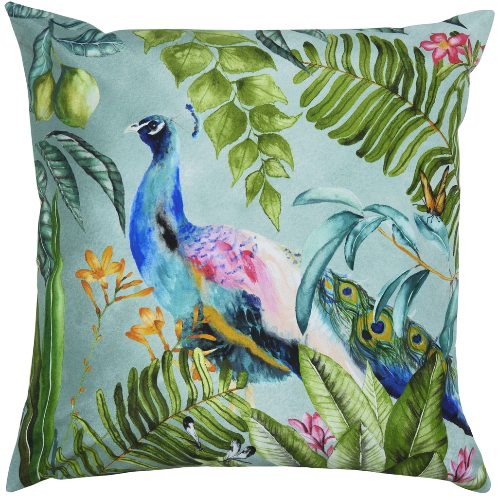 Peacock Outdoor Cushion