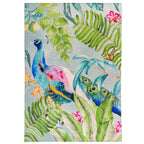 Peacock 120x170cm Outdoor Washable Rug