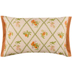 Peach Trellis Printed Outdoor Cushion
