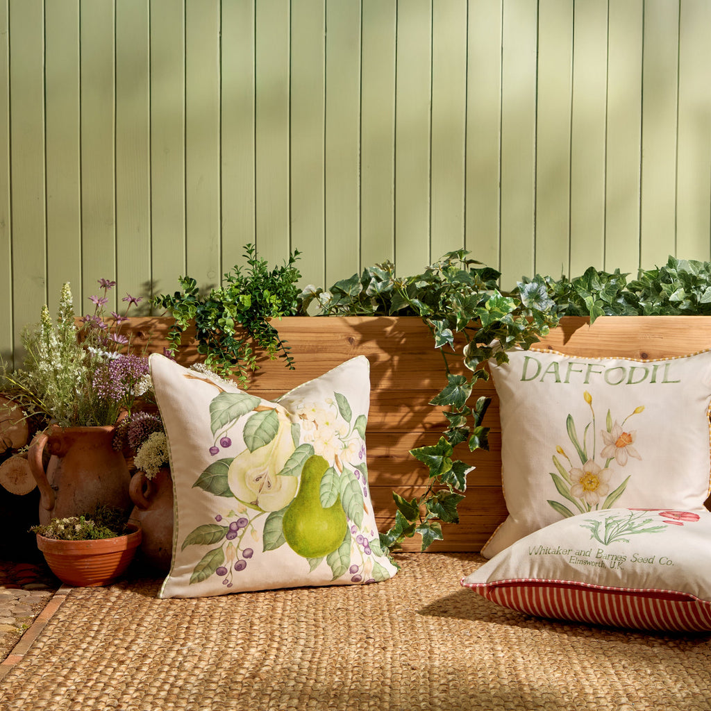 Pear Orchard Printed Outdoor Cushion