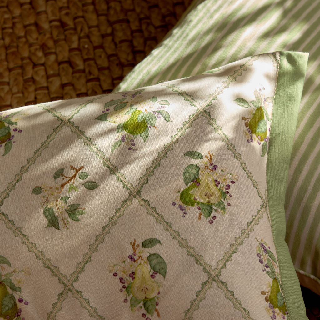 Pear Trellis Printed Outdoor Cushion