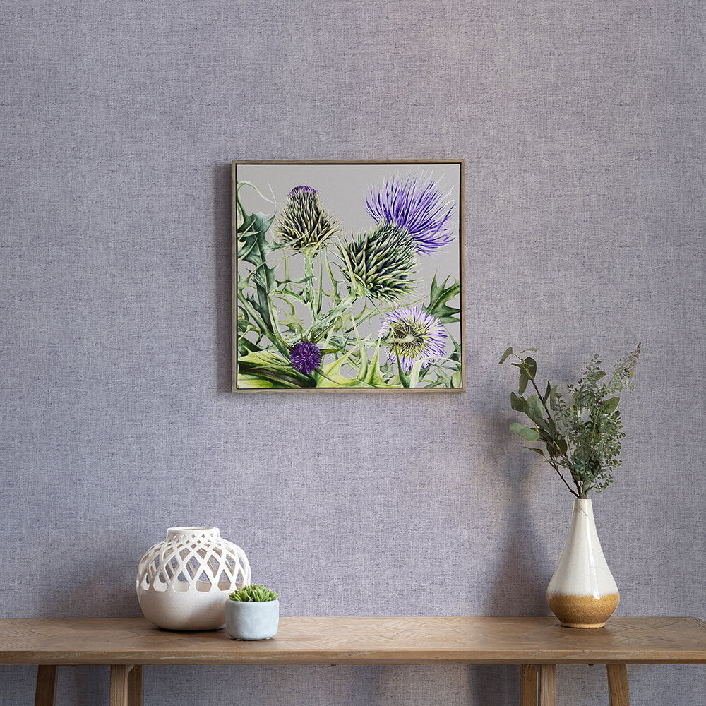 Penton Damson Framed Canvas
